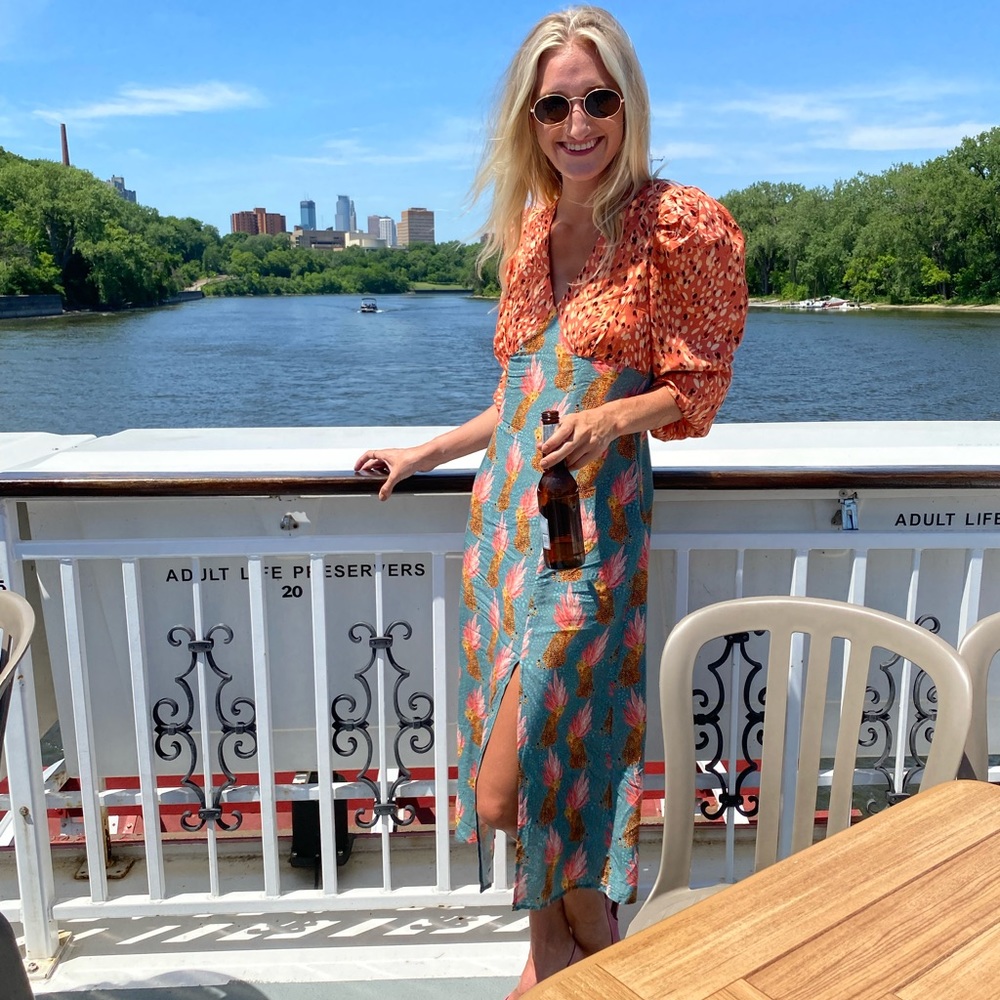 Never fully dressed colorful dress